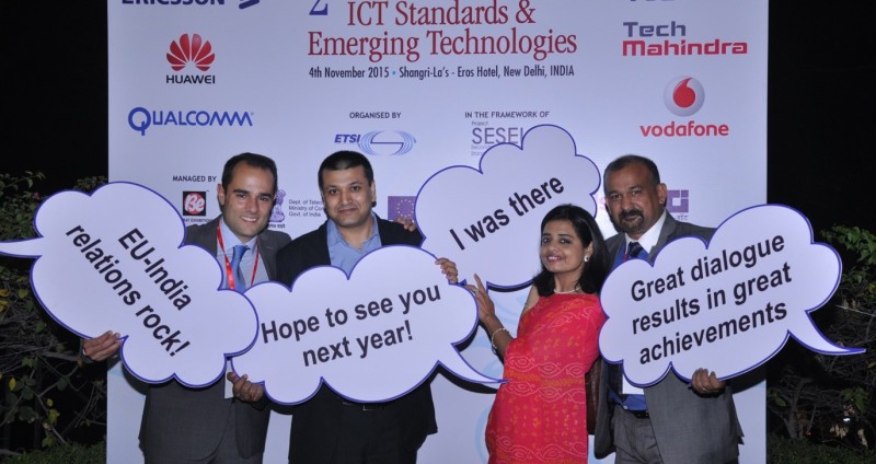 2nd Indo-European Dialogue on ICT Standards & Emerging Technologies organized by SESEI 4th November 2015